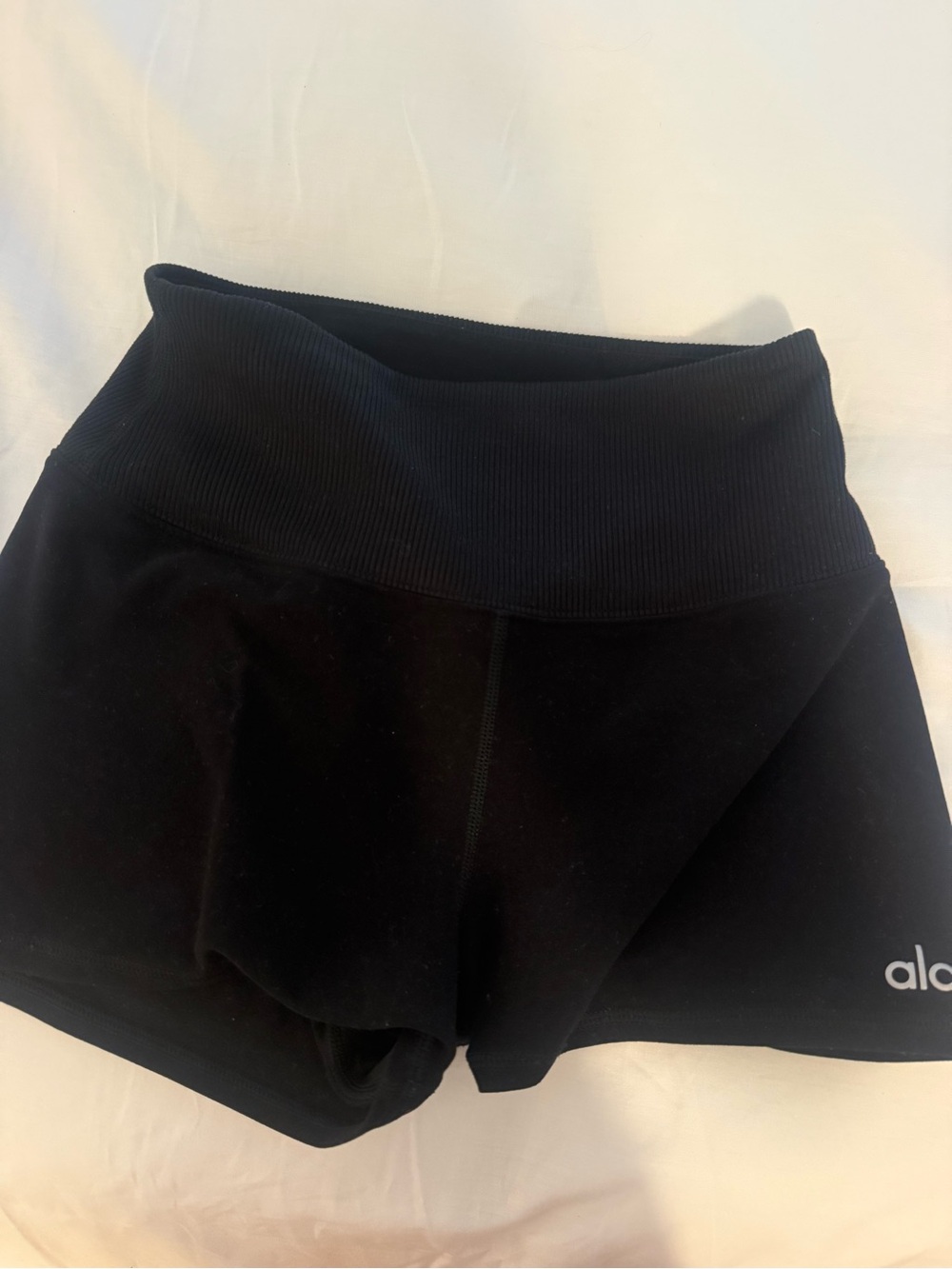 ALO Yoga High-Waist Black Women's Athletic Shorts